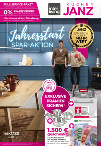 Küchen Janz Prospekt - Jahresstart Spar-Aktion