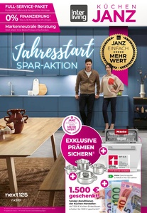 Küchen Janz Prospekt - Jahresstart Spar-Aktion
