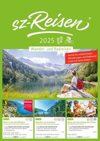 sz-Reisen Prospekt - Wanderreisen & Radreisen - sz-Reisen 2025
