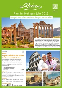 sz-Reisen Prospekt - Rom - Reisen 2025