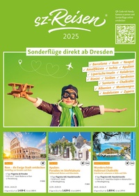 sz-Reisen Prospekt - Sonderflüge ab Dresden - sz-Reisen 2025