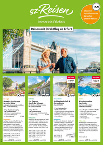 sz-Reisen Prospekt - Angebote ab 14.03.