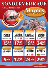 Mayer’s Markenschuhe Prospekt - Mayer's Markenschuhe Sonderverkauf Flora Park
