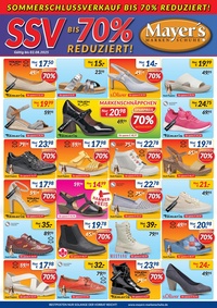 Mayer’s Markenschuhe Prospekt - Angebote ab 19.07.