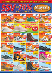 Mayer’s Markenschuhe Prospekt - Angebote ab 18.07.