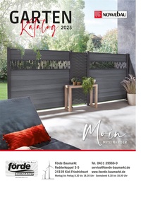 Förde Baumarkt Prospekt - Gartenkatalog 2025