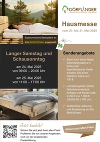 Dörflinger Prospekt - Hausmesse