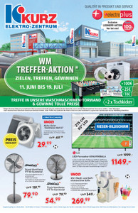 KURZ-Elektro-Zentrum Prospekt - WM Treffer-Aktion