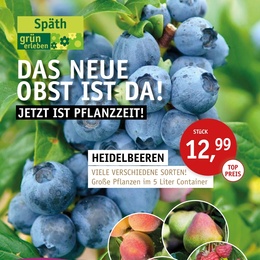 Gartencenter Späth Prospekt - Das neue Obst ist da!