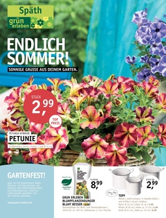 Gartencenter Späth Prospekt - Endlich Sommer!