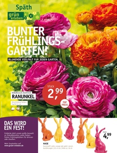 Gartencenter Späth Prospekt - Bunter Frühlingsgarten!
