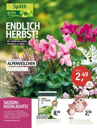 Gartencenter Späth Prospekt - Endlich Herbst!