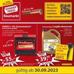 Sonderpreis Baumarkt Prospekt - Angebote ab 30.09.