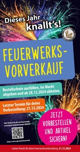 Sonderpreis Baumarkt Prospekt - Feuerwerk 2024