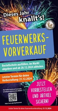 Sonderpreis Baumarkt Prospekt - Feuerwerk 2024