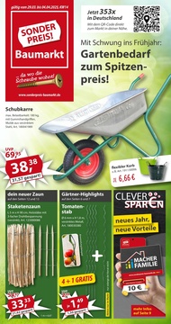 Sonderpreis Baumarkt Prospekt - Gartenbedarf zum Spitzenpreis