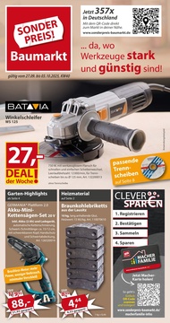 Sonderpreis Baumarkt Prospekt - ...da, wo Werkzeuge stark und günstig sind!
