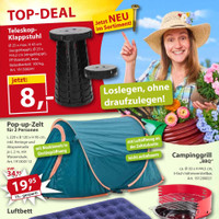 Sonderpreis Baumarkt Prospekt - Angebote für den Camping-Urlaub Angebote