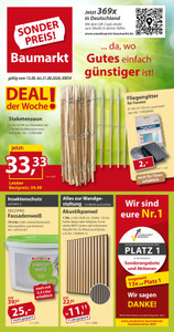 Sonderpreis Baumarkt Prospekt - ...da, wo Gutes einfach günstiger ist!