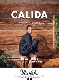 Meislahn Prospekt - Calida- better sleep