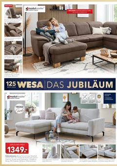 WESA Einrichtungshaus Prospekt - 35% Jubiläums-Rabatt