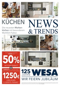 WESA Einrichtungshaus Prospekt - Angebote ab 22.09.