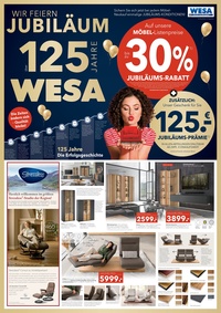 WESA Einrichtungshaus Prospekt - Angebote ab 01.10.