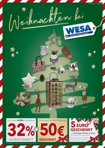 WESA Einrichtungshaus Prospekt - Weihnachten