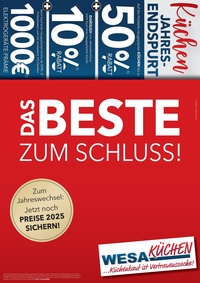 WESA Einrichtungshaus Prospekt - Das Beste zum Schluss!