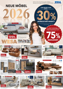 WESA Einrichtungshaus Prospekt - Neue Möbel