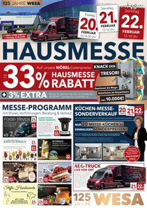 WESA Einrichtungshaus Prospekt - Markenküchen