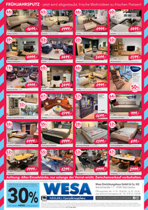 WESA Einrichtungshaus Prospekt - Frühjahrsputz - Seite 2