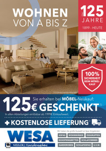WESA Einrichtungshaus Prospekt - Angebote ab 01.06.