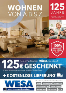 WESA Einrichtungshaus Prospekt - Angebote ab 01.06.