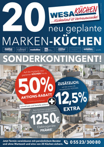 WESA Einrichtungshaus Prospekt - Marken-Küchen