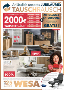 WESA Einrichtungshaus Prospekt - Angebote ab 15.09.