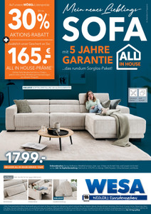 WESA Einrichtungshaus Prospekt - Angebote ab 30.09.
