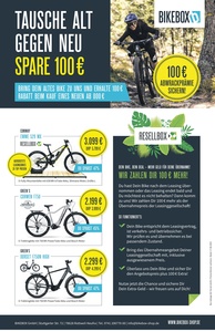 BIKEBOX Prospekt - Tausche alt gegen neu