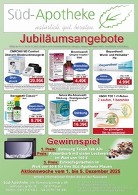 Süd-Apotheke Prospekt - Jubiläumsangebote