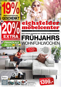 Eichsfelder Möbelcenter Prospekt - Angebote ab 07.03.