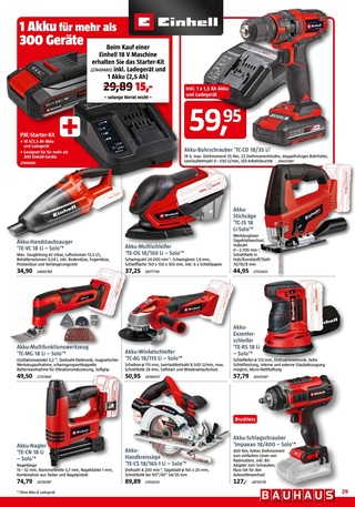 Vorschau des BAUHAUS Prospekts - Für Heimwerker, Seite 29