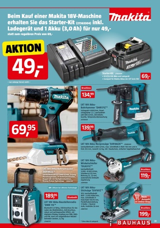Vorschau des BAUHAUS Prospekts - Für Heimwerker, Seite 31