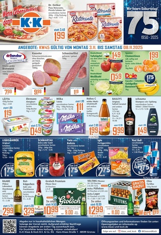 Vorschau des K+K Prospekts - Obst & Gemüse, Seite 1