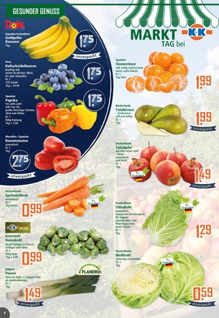 Vorschau des K+K Prospekts - Obst & Gemüse, Seite 4