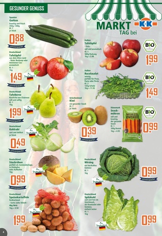 Vorschau des K+K Prospekts - Obst & Gemüse, Seite 4