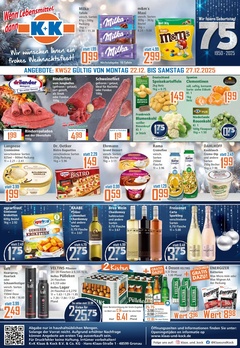 K+K Prospekt - Angebote ab 22.12. - Seite 1