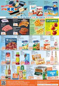 K+K Prospekt - Angebote ab 31.08. - Seite 1