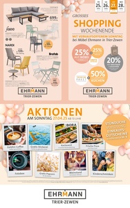 Ehrmann Prospekt - Großes Shopping-Wochenende