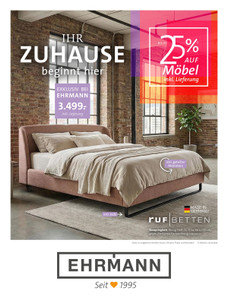 Ehrmann Prospekt - Ihr Zuhause beginnt hier - Schlafen