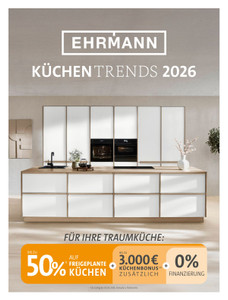 Ehrmann Prospekt - Küchentrends 2026